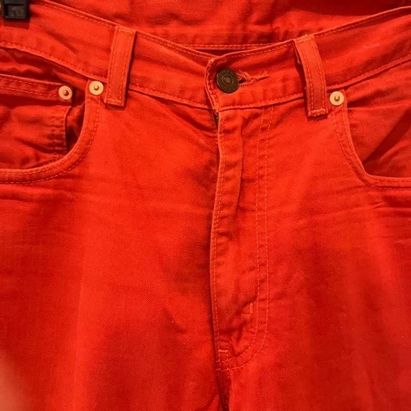 Levi's burnt orange jeans 31W - Picture 3 of 3